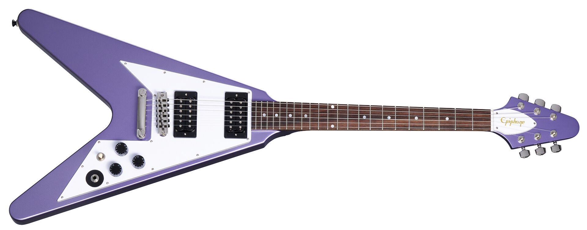 Epiphone - Kirk Hammett 1979 Flying V Purple Metallic